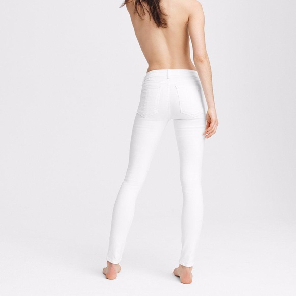 Rag & Bone Cate Mid-Rise Skinny - White - Picture 5 of 10